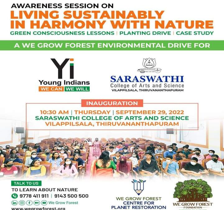 Young Indians Movement and We Grow Forests Organisation, organized an Environmental Drive