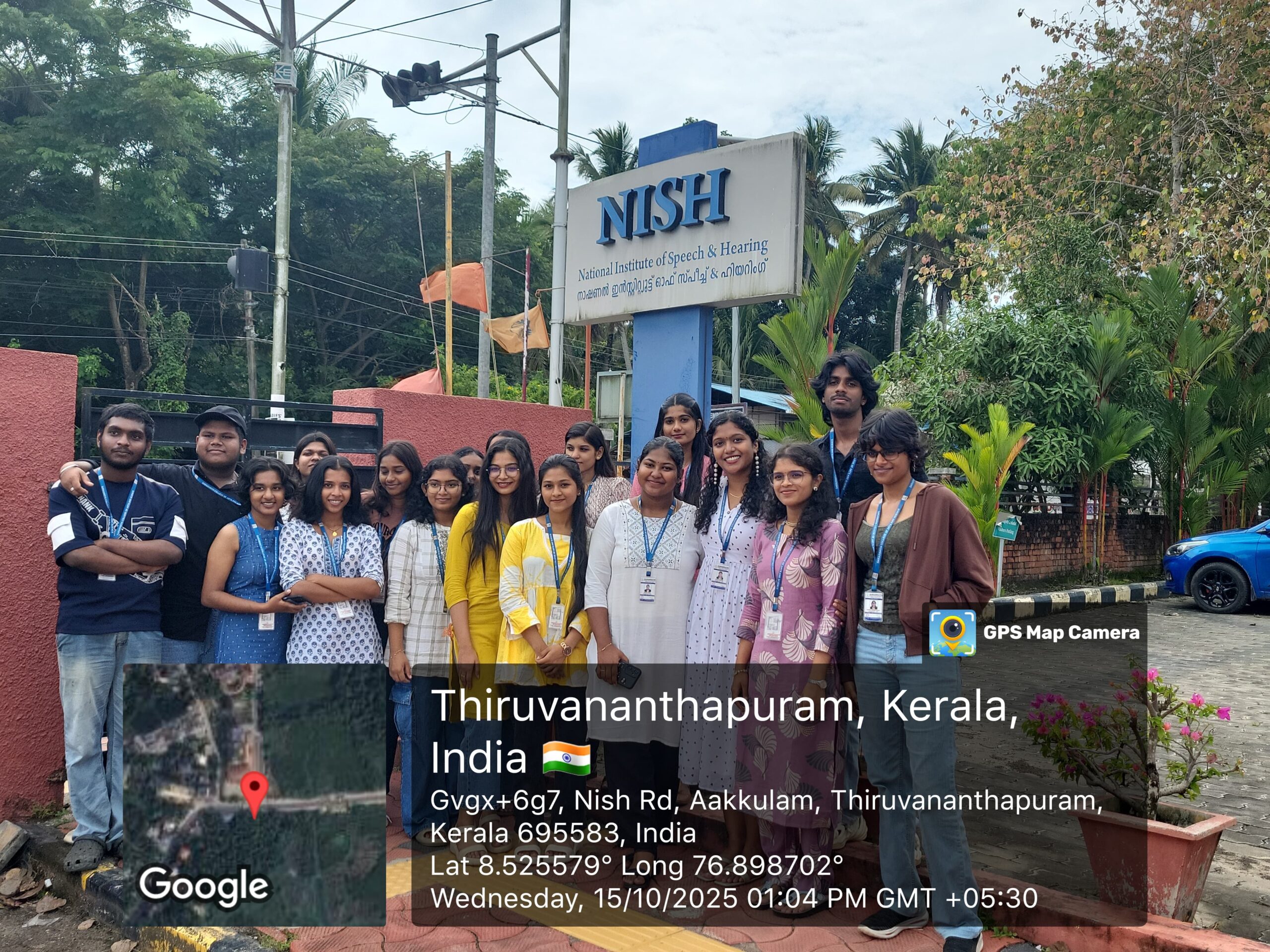 Field visit to NISH organized by the Department of Psychology.